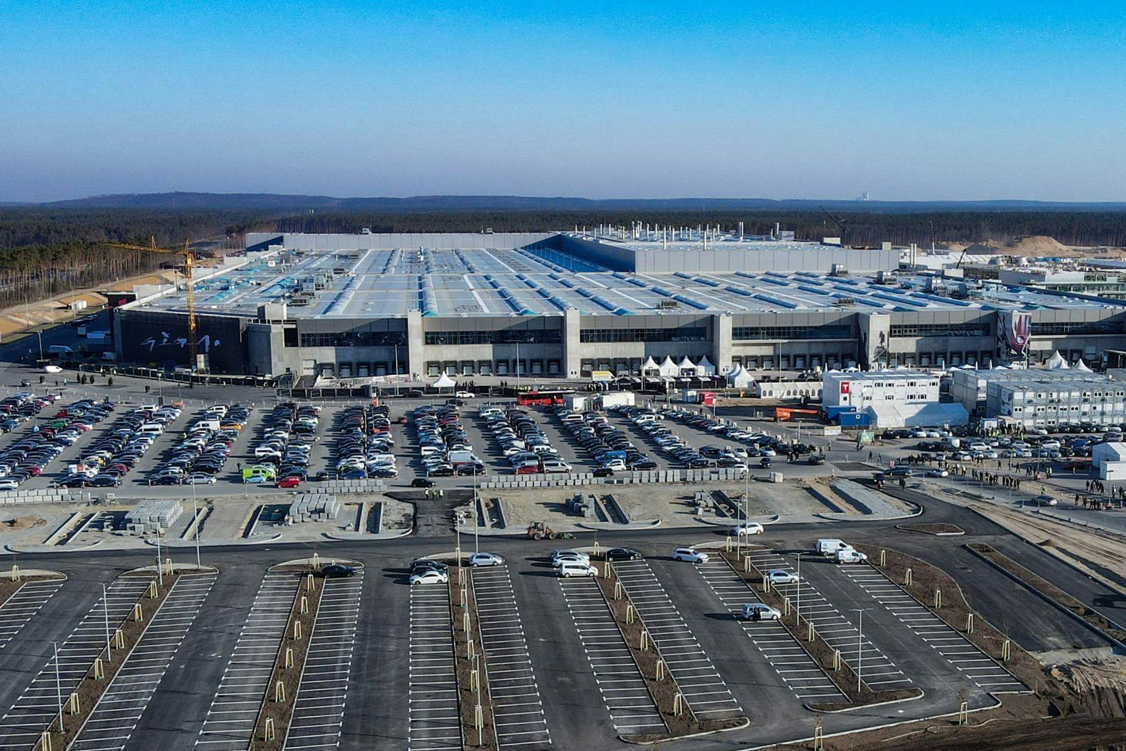 Die Tesla-Fabrik in Brandenburg