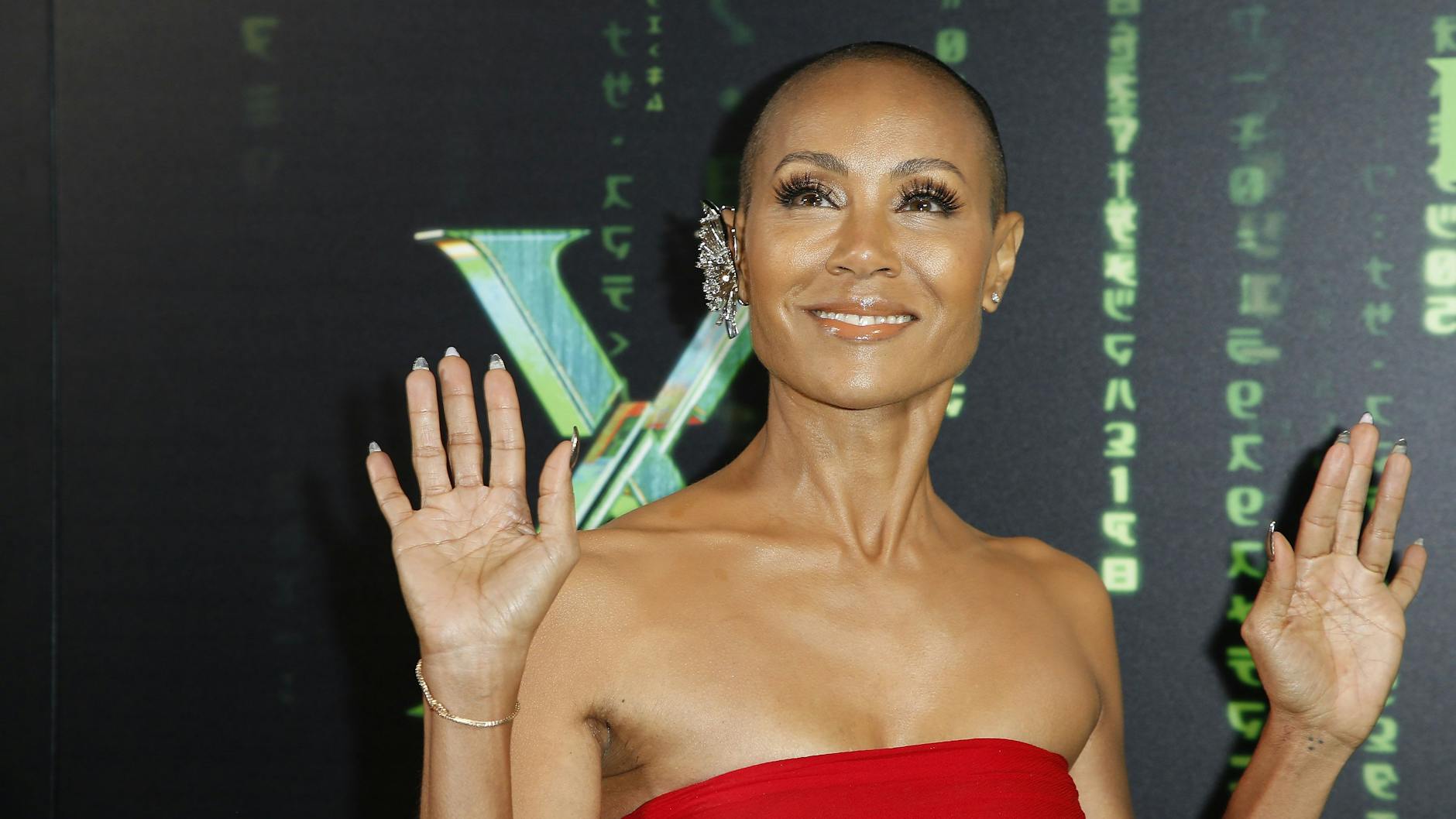 US-Schauspielerin Jada Pinkett Smith leidet ebenfalls an Haarausfall (Alopecia).