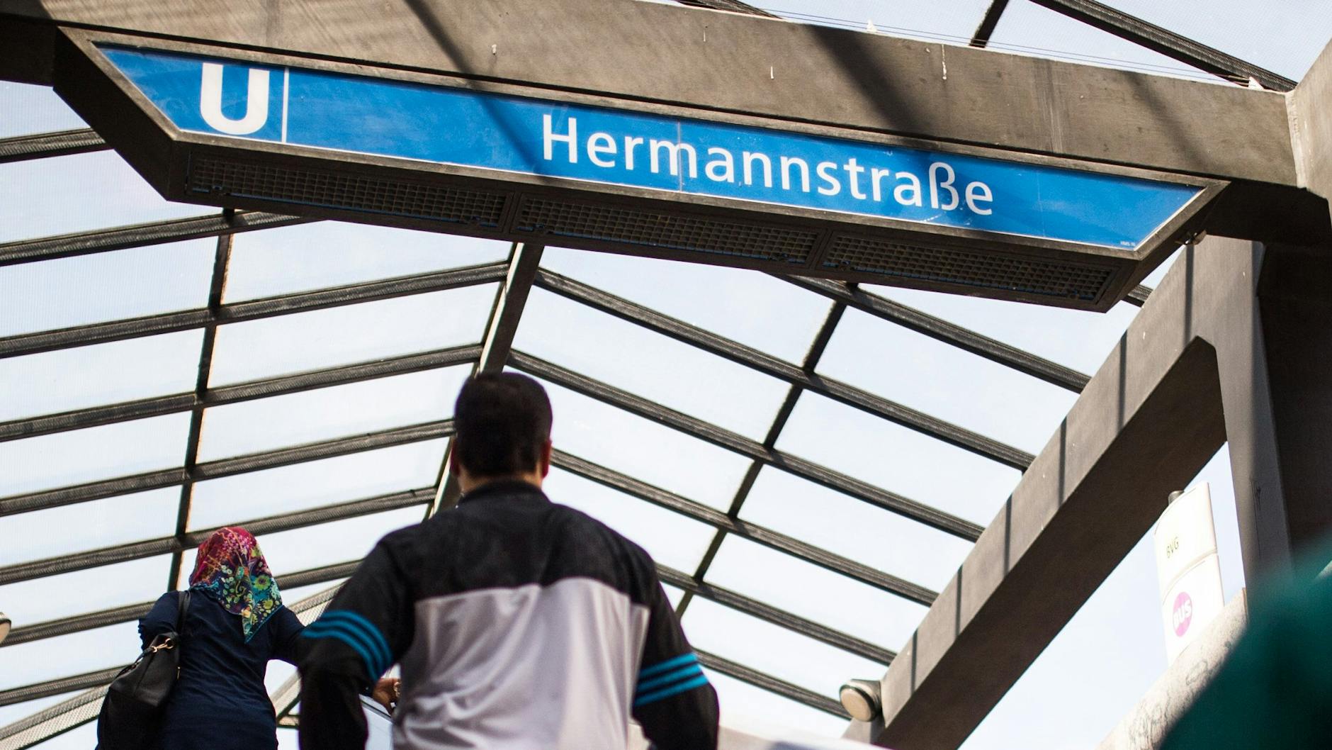 Die Hermannstraße in Berlin-Neukölln wurde zum Schauplatz eines versuchten Einbruchs.