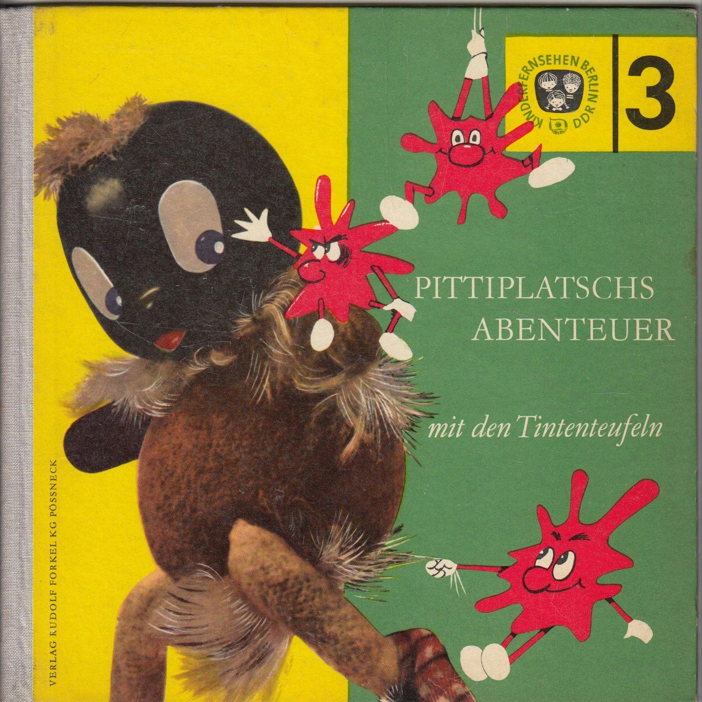 Auch Bücher erzählen von den Abenteuern des Kobolds Pittiplatsch. 