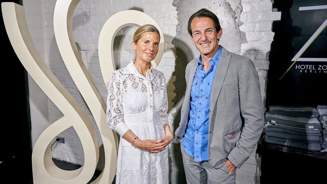 BFFS-Vorstand Hans-Werner Meyer mit Kerstin Schilly von La Maison