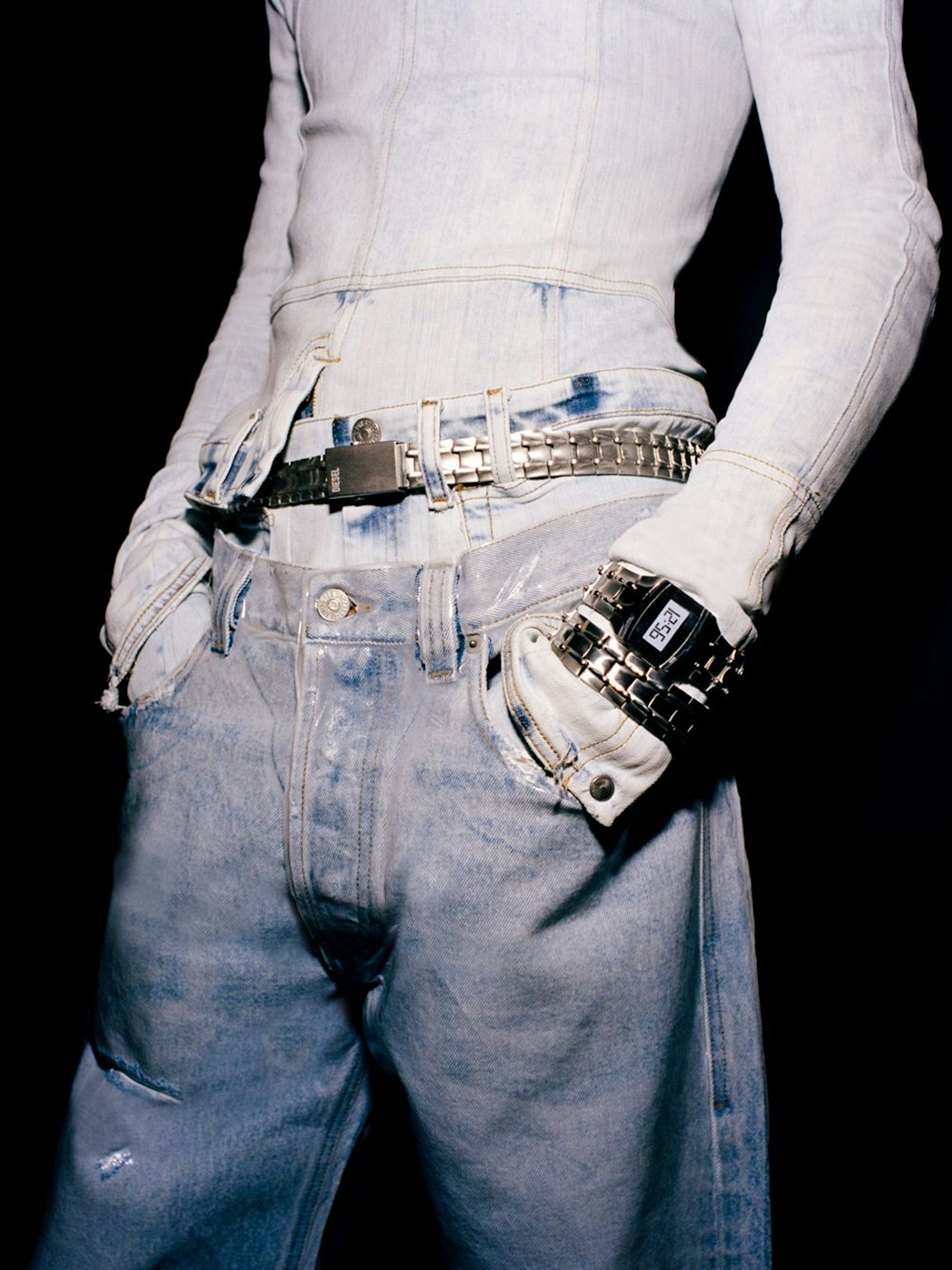 Denim-Architektur: Jeans ist noch immer das Hauptthema von Diesel.