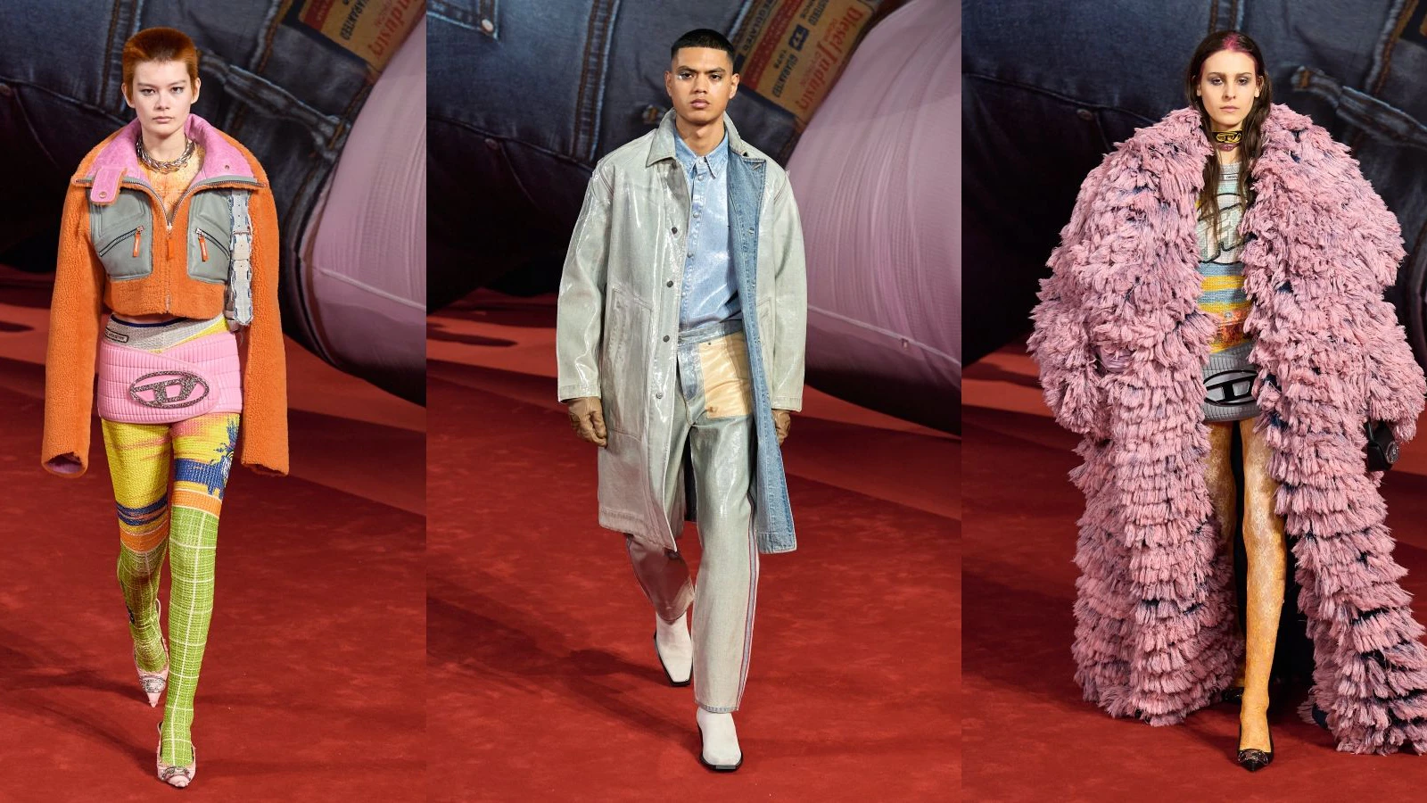 It remains Italian-detailed at Diesel: the current designs for next fall and winter.