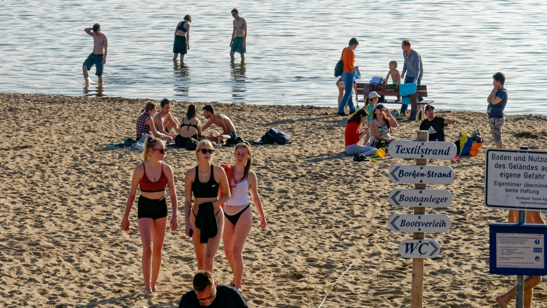 Strandbad am Müggelsee.