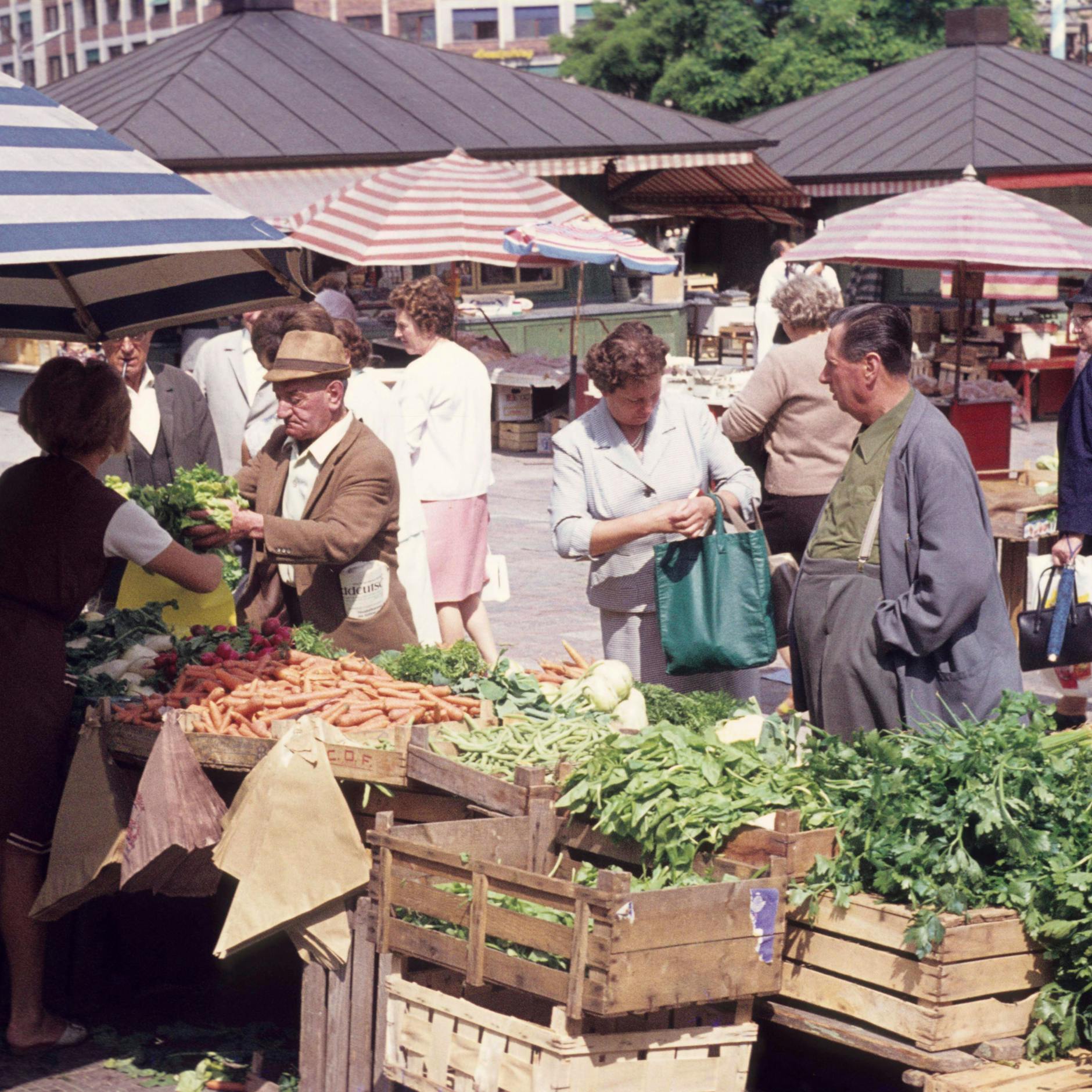 Immer schön frisch und knackig: auf dem Münchener Viktualienmarkt.