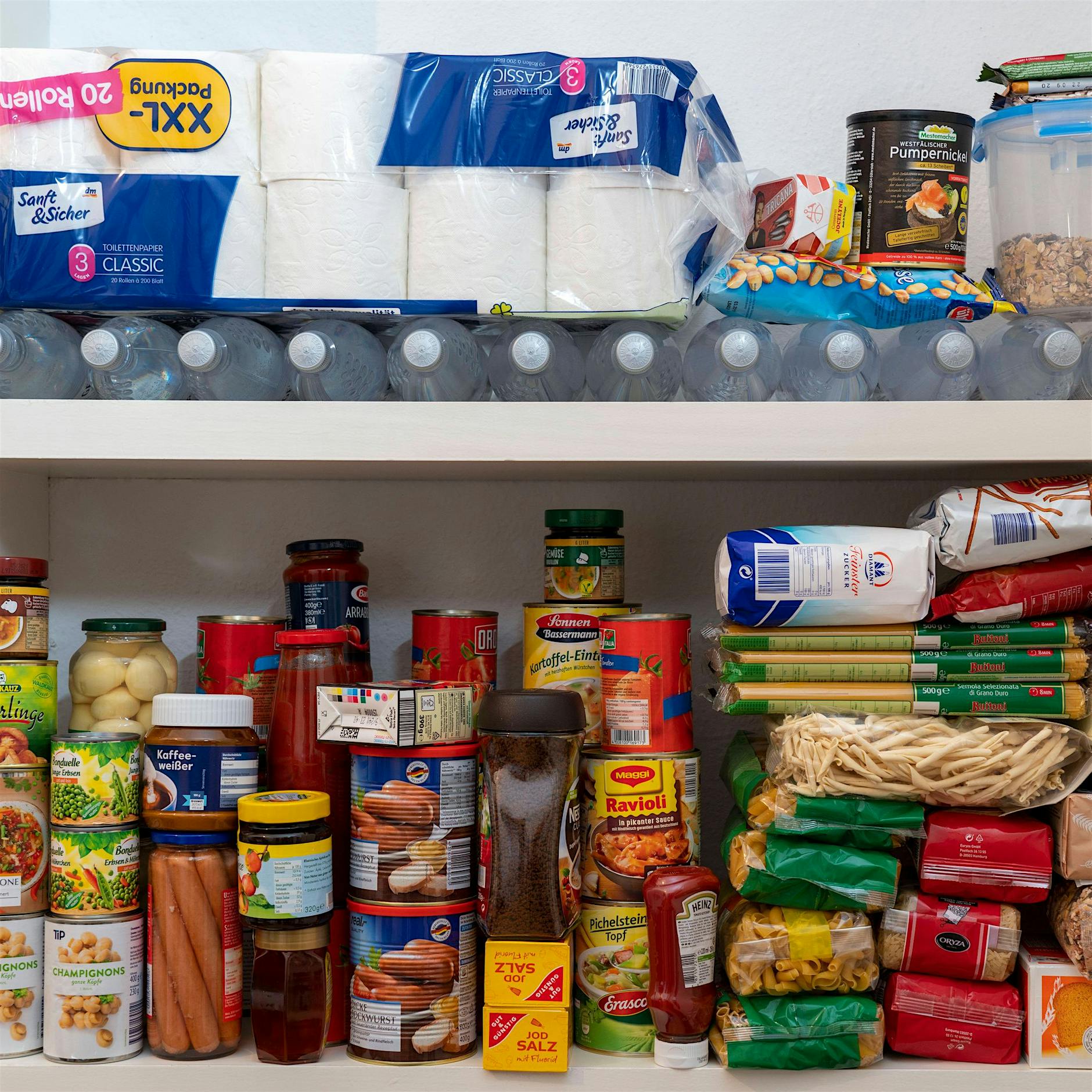 Hamsterkäufe, Notvorrat: Was brauche ich wirklich? Wie lagere ich das richtig?