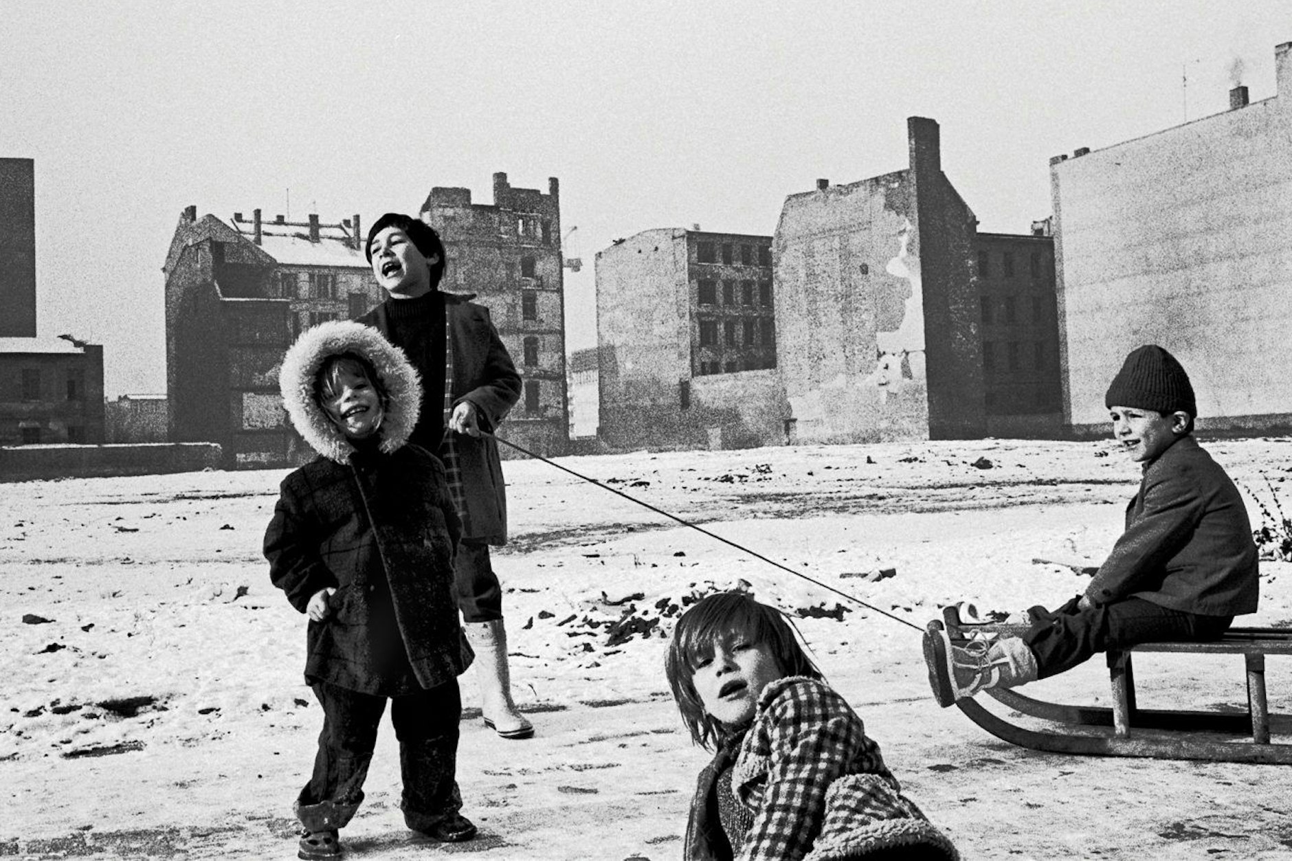 Eine Kreuzberger Brache 1975 , nahe der Friedrichstraße