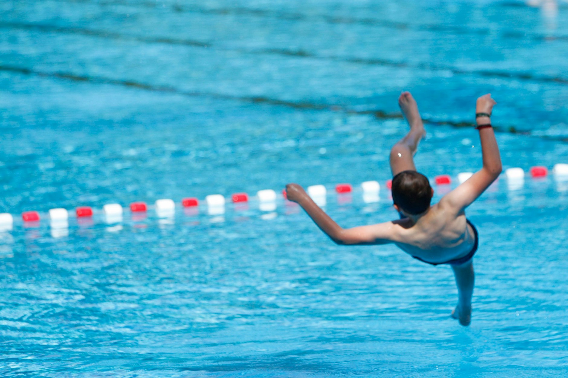 Freibad Humboldthain. Hier findet am Samstag eine Kinder-Poolparty statt.