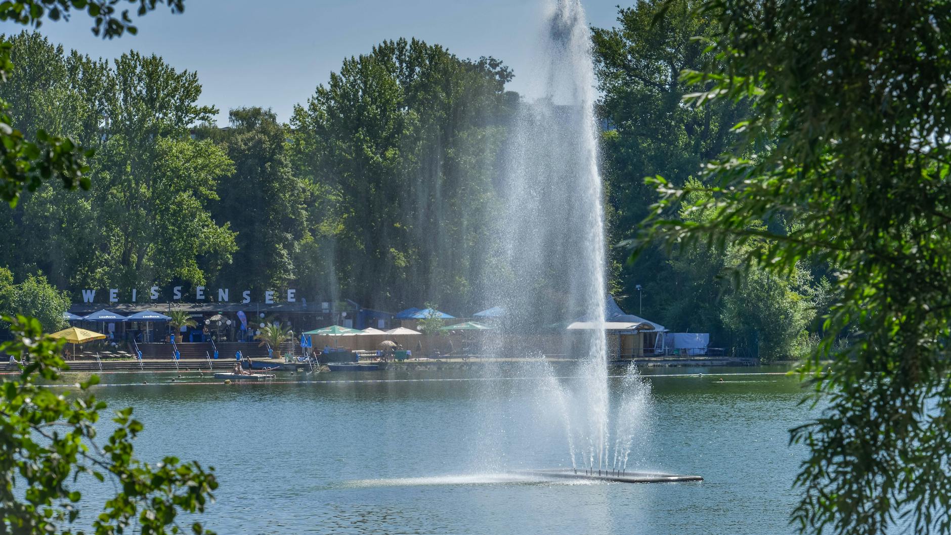 Der Weiße See in Berlin: Baden ist hier nur im Strandbad erlaubt.