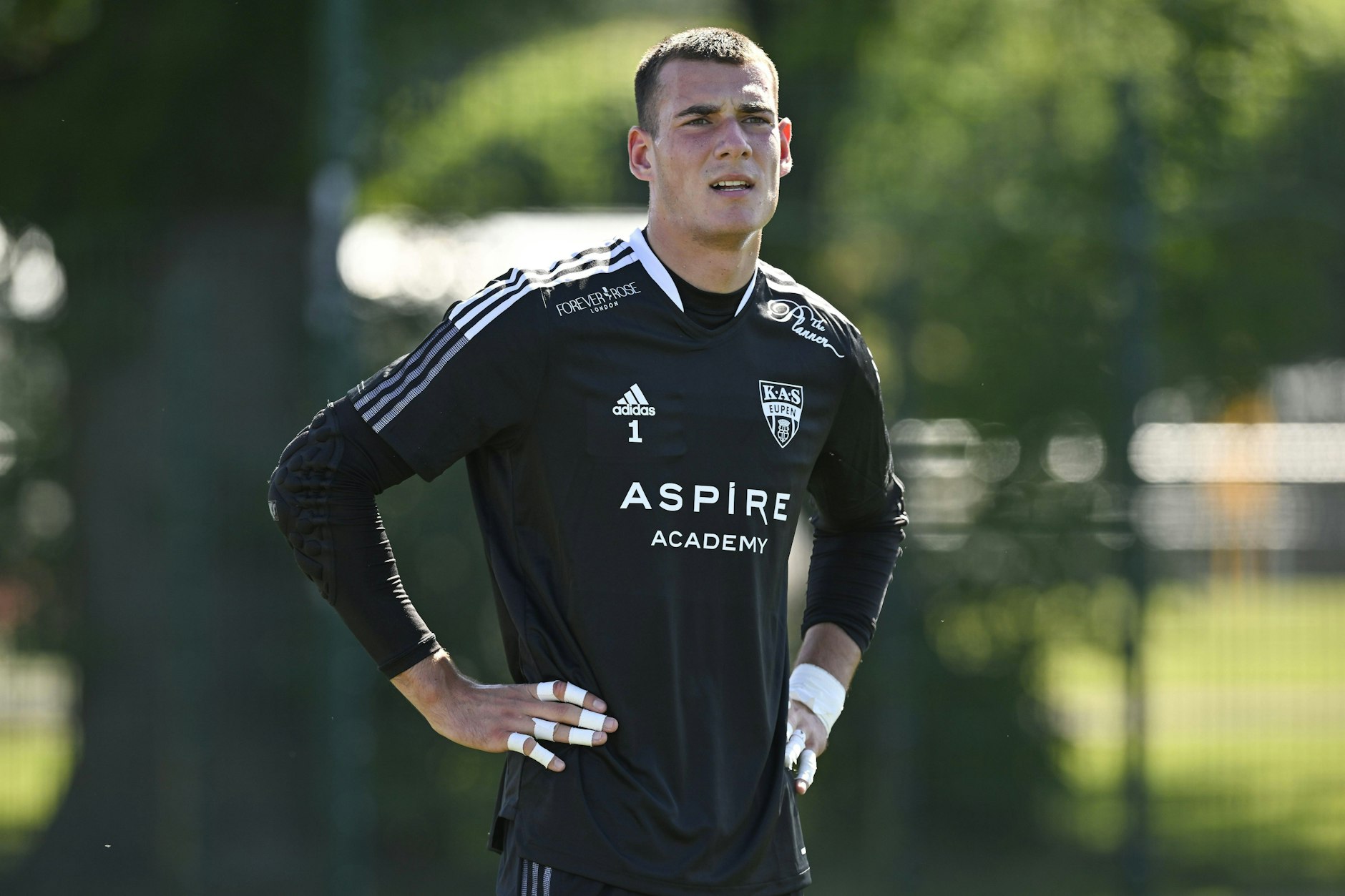 Unions Torwarttalent Lennart Moser unterschrieb jetzt für drei Jahr beim belgischen Erstligisten Eupen.