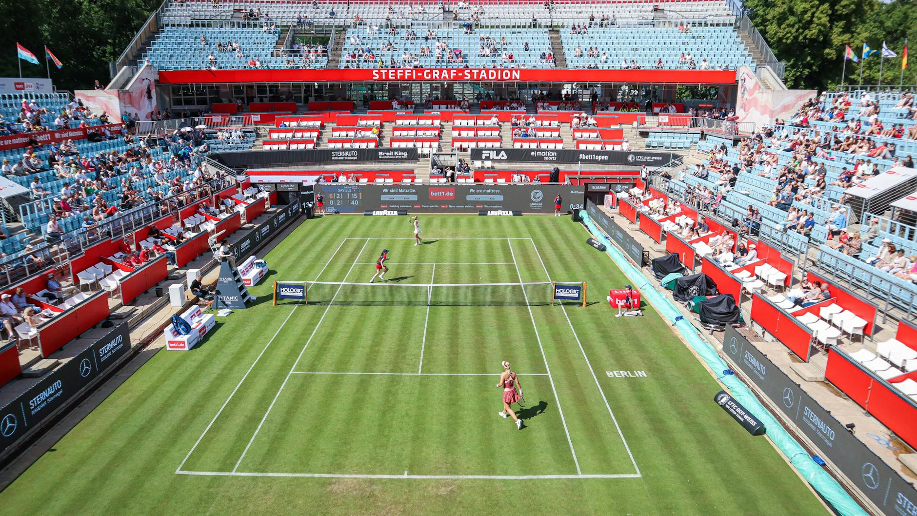 Hat Zukunft: das Rasenturnier auf der Anlage des LTTC Rot-Weiß in Berlin-Grunewald.