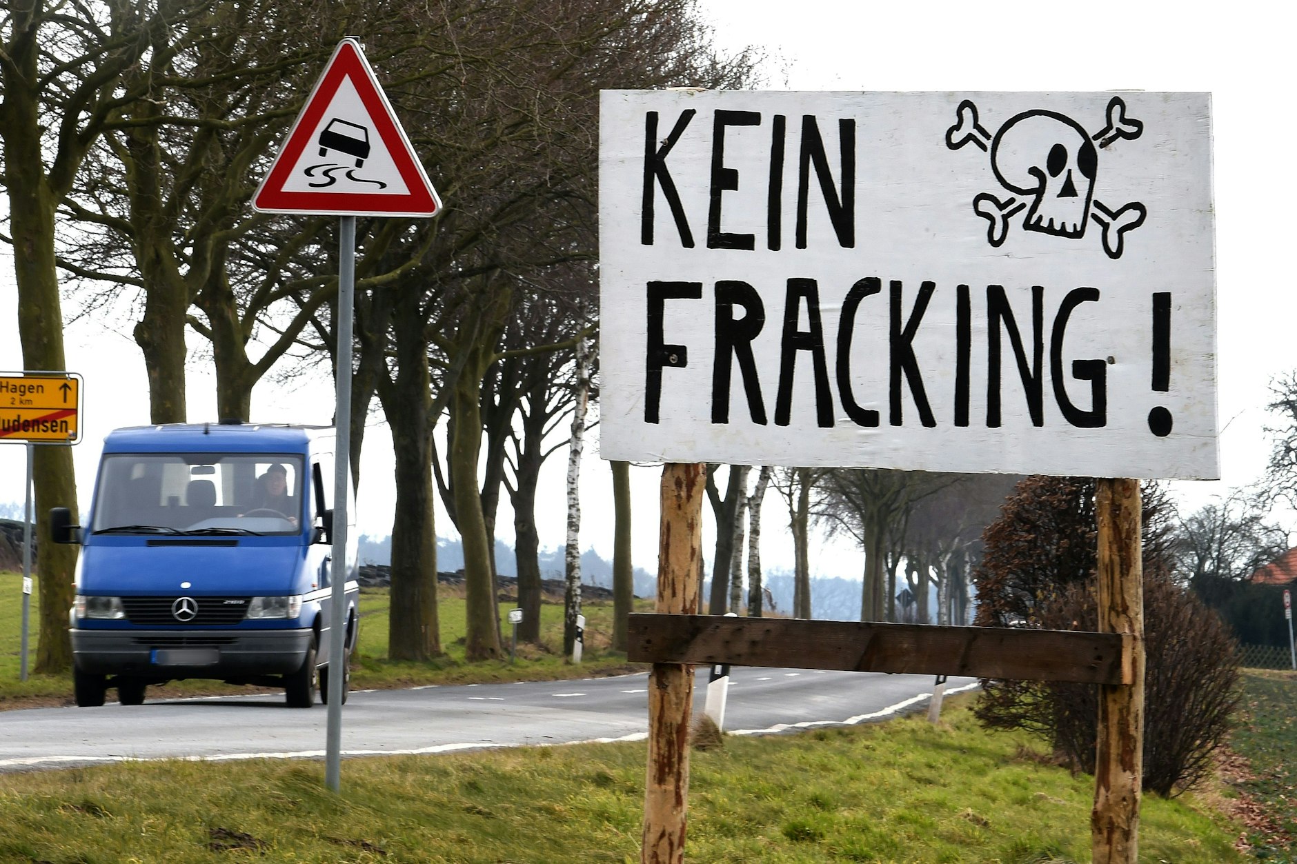 Besonders in Niedersachsen wird Erdgas durch Fracking gewonnen, vielerorts hagelt es aber Protest.