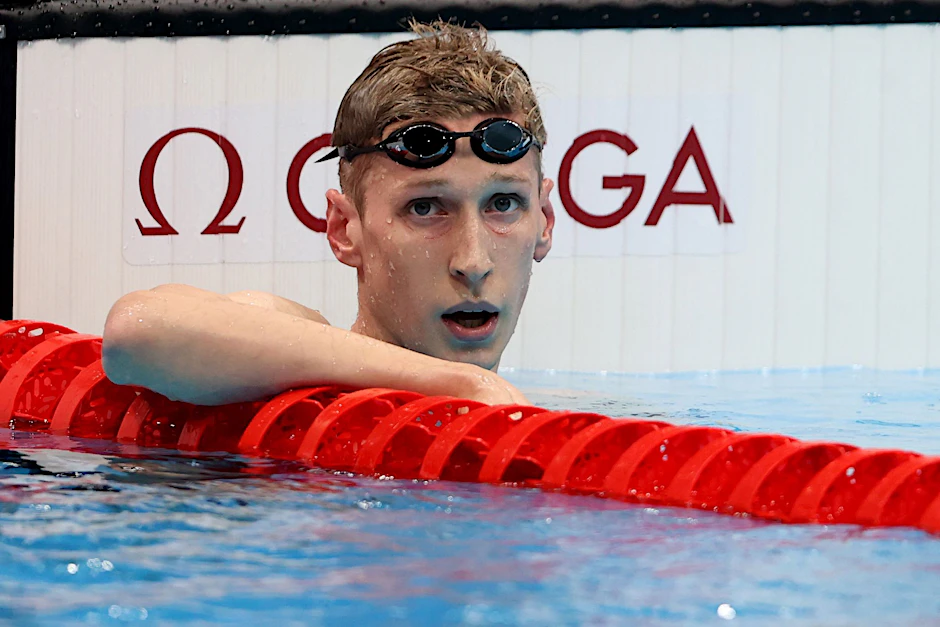 ARCHIV - Der deutsche Schwimmer Florian Wellbrock strebt nach einem Weltrekord.  