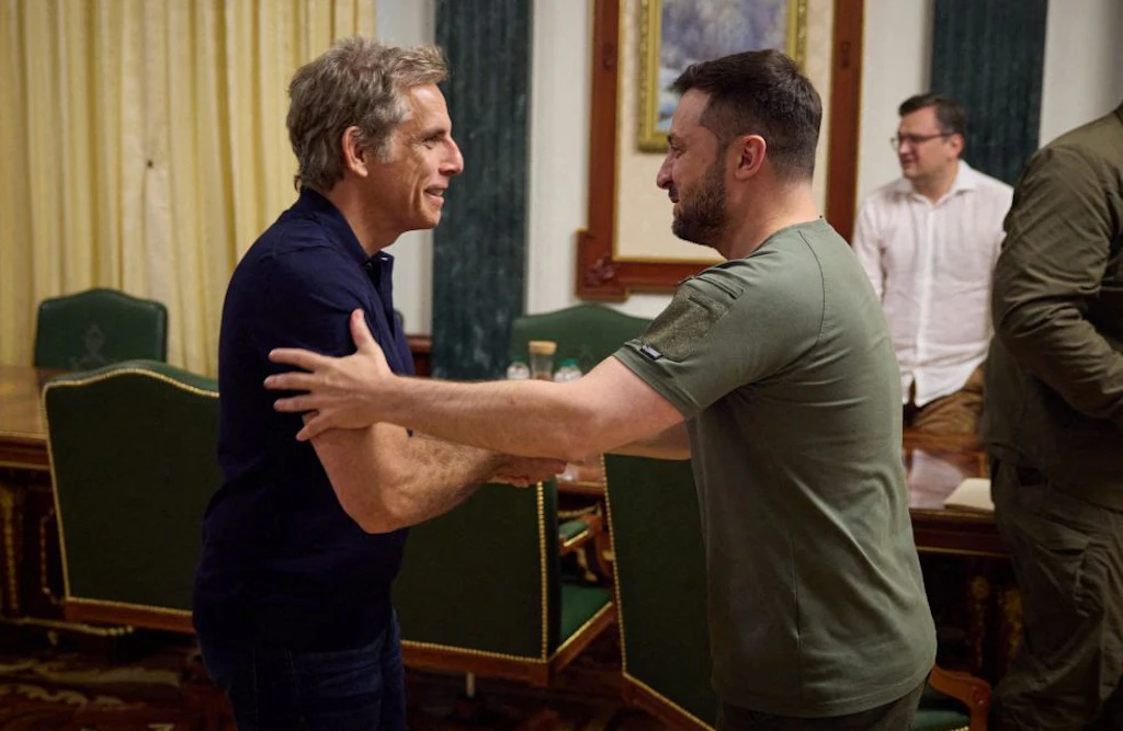 „Du bist mein Held“: Hollywood-Star Ben Stiller trifft Selenskyj