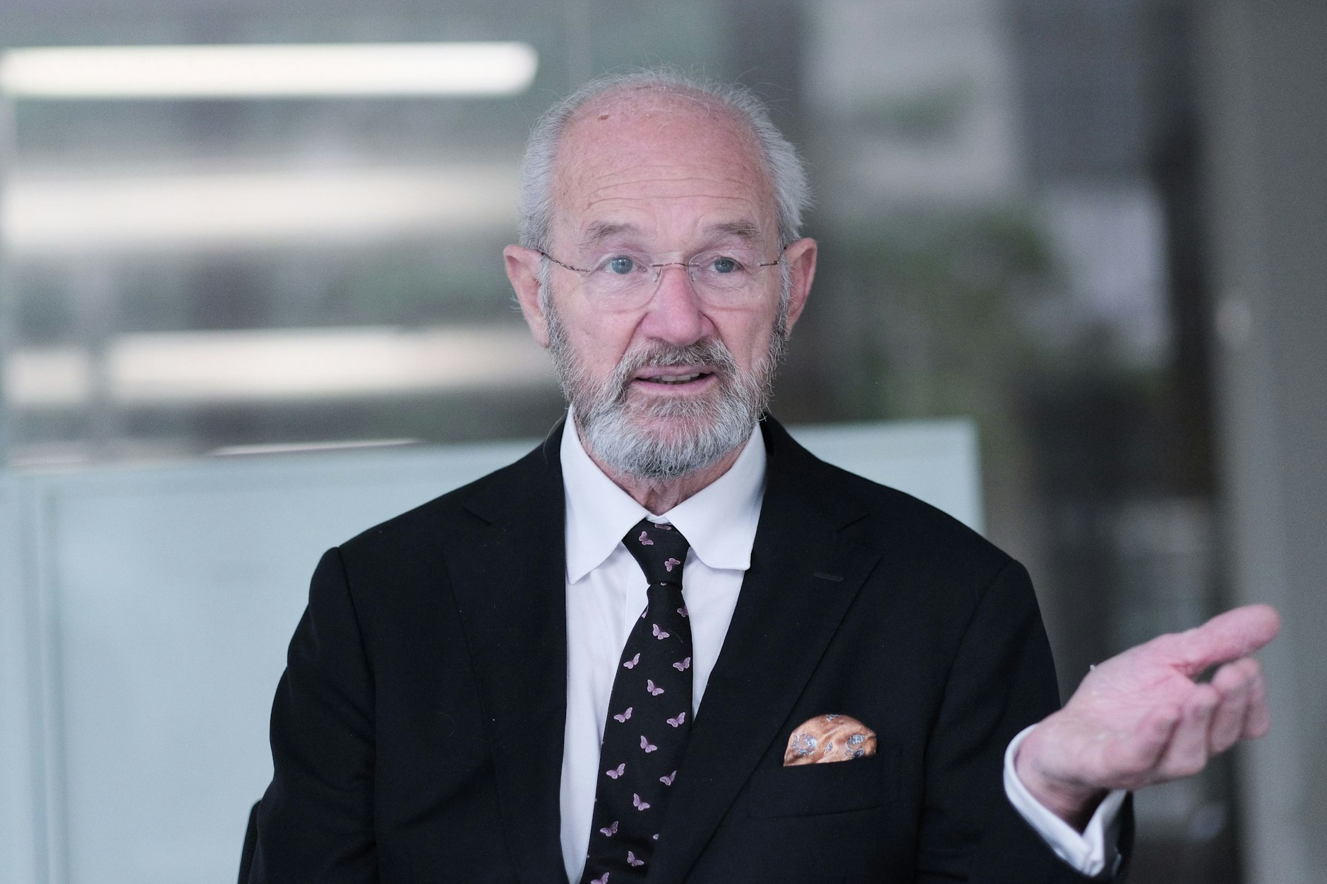 John Shipton im Gepräch mit der Berliner Zeitung