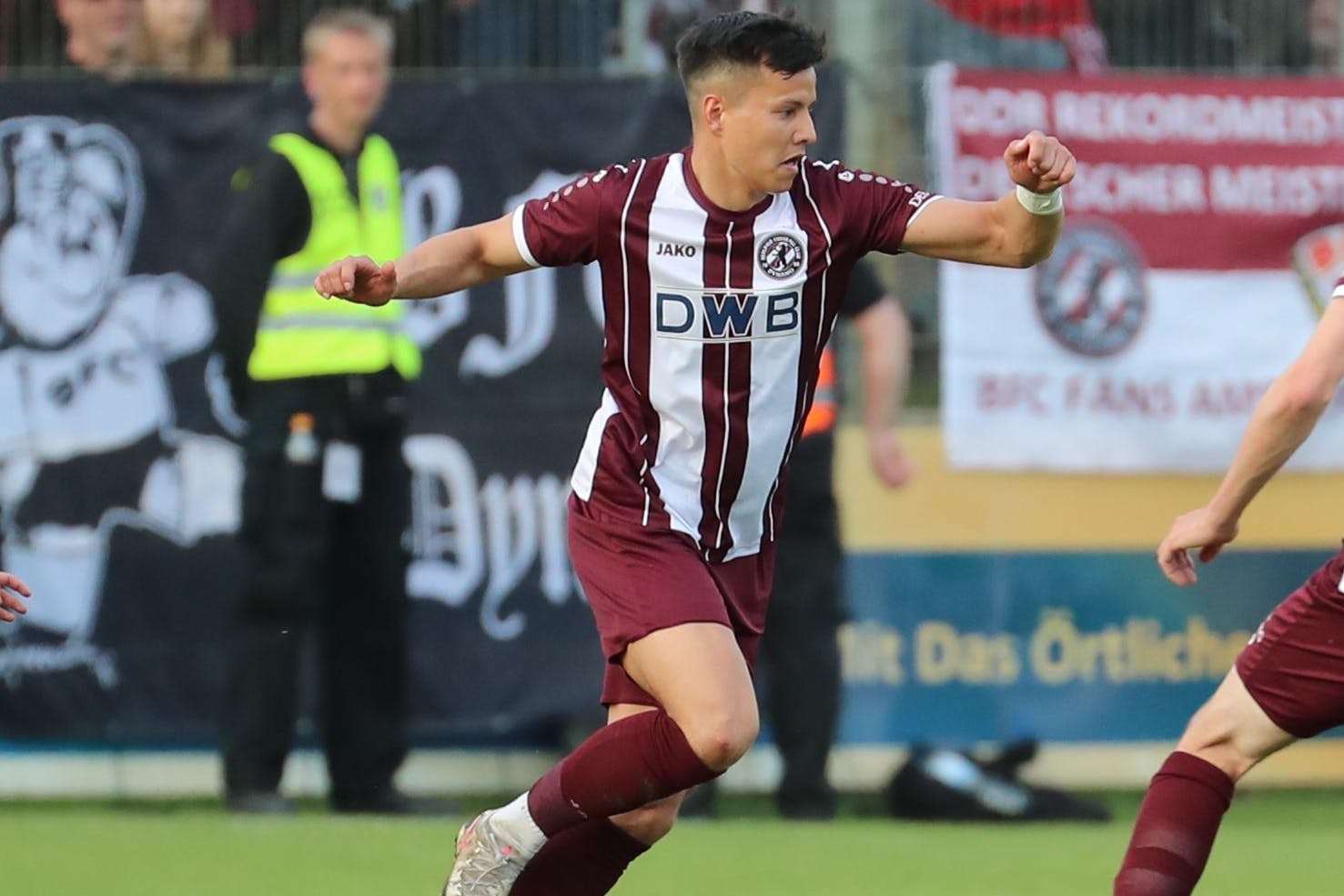 Philip Schulz bliebt dem BFC Dynamo ebenso erhalten wie sein Kollege Michael Blum.