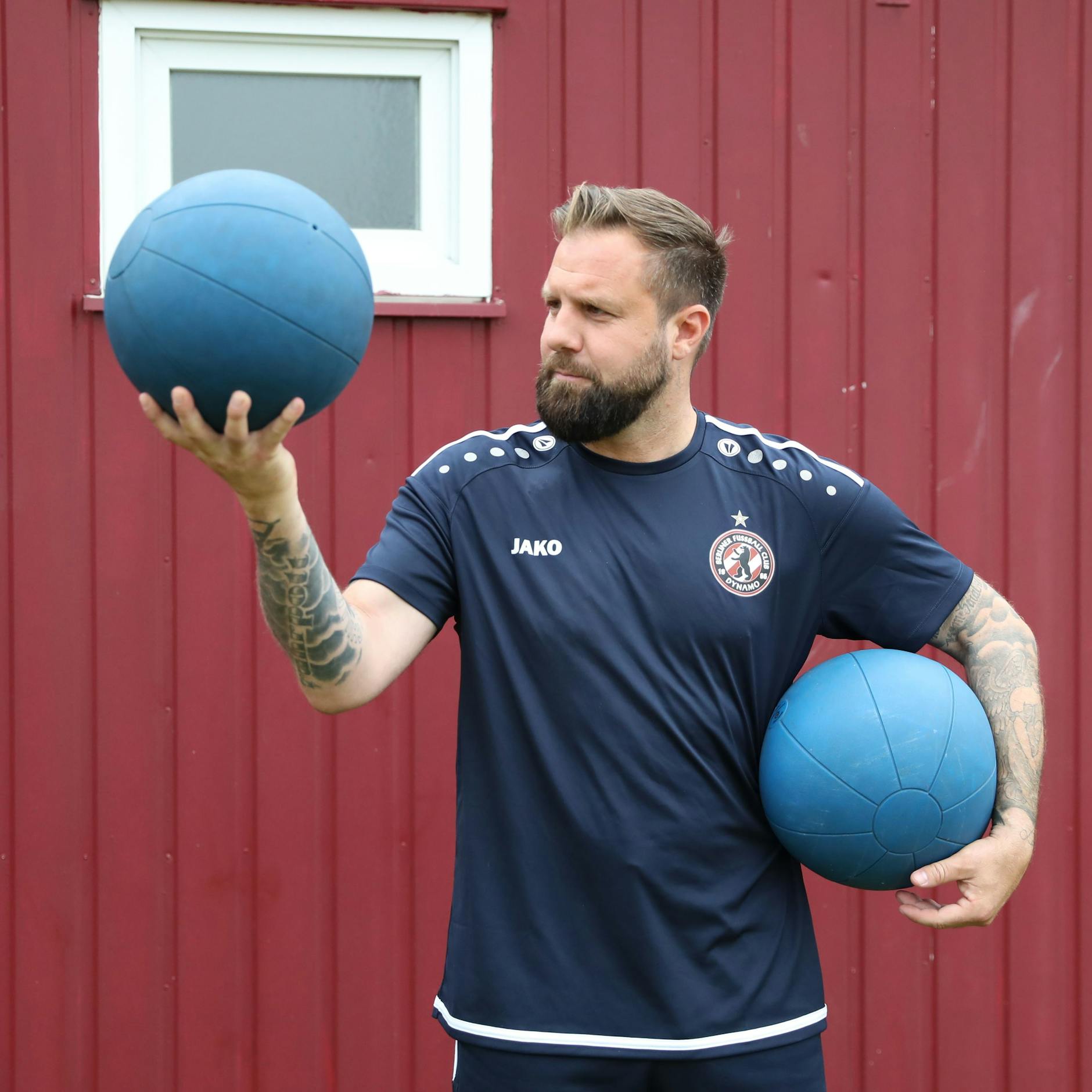 Medizinbälle wie bei Felix Magath? Eher nicht so das Ding von Heiner Backhaus.