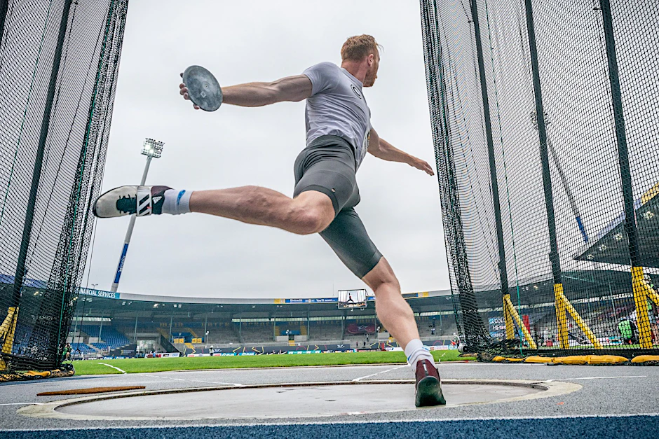 ARCHIV - Christoph Harting blieb erneut unter der 60-Meter-Marke.  