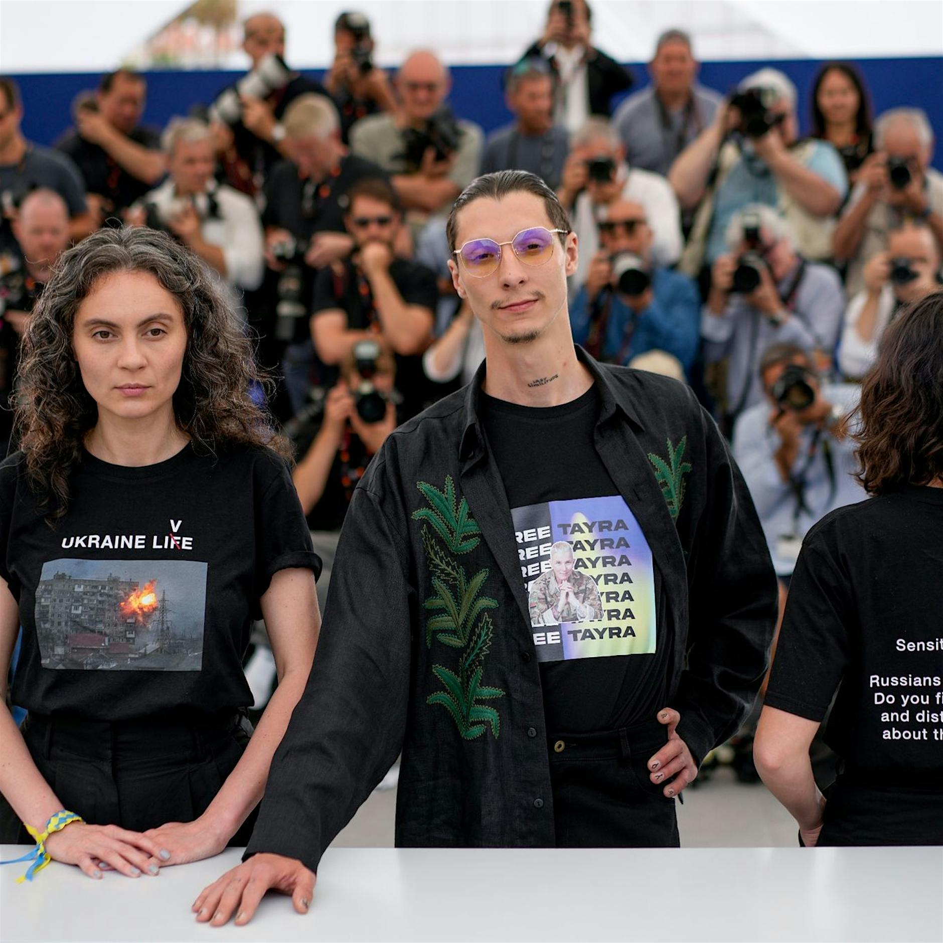 Cannes: Protest ukrainischer Filmemacher auf rotem Teppich