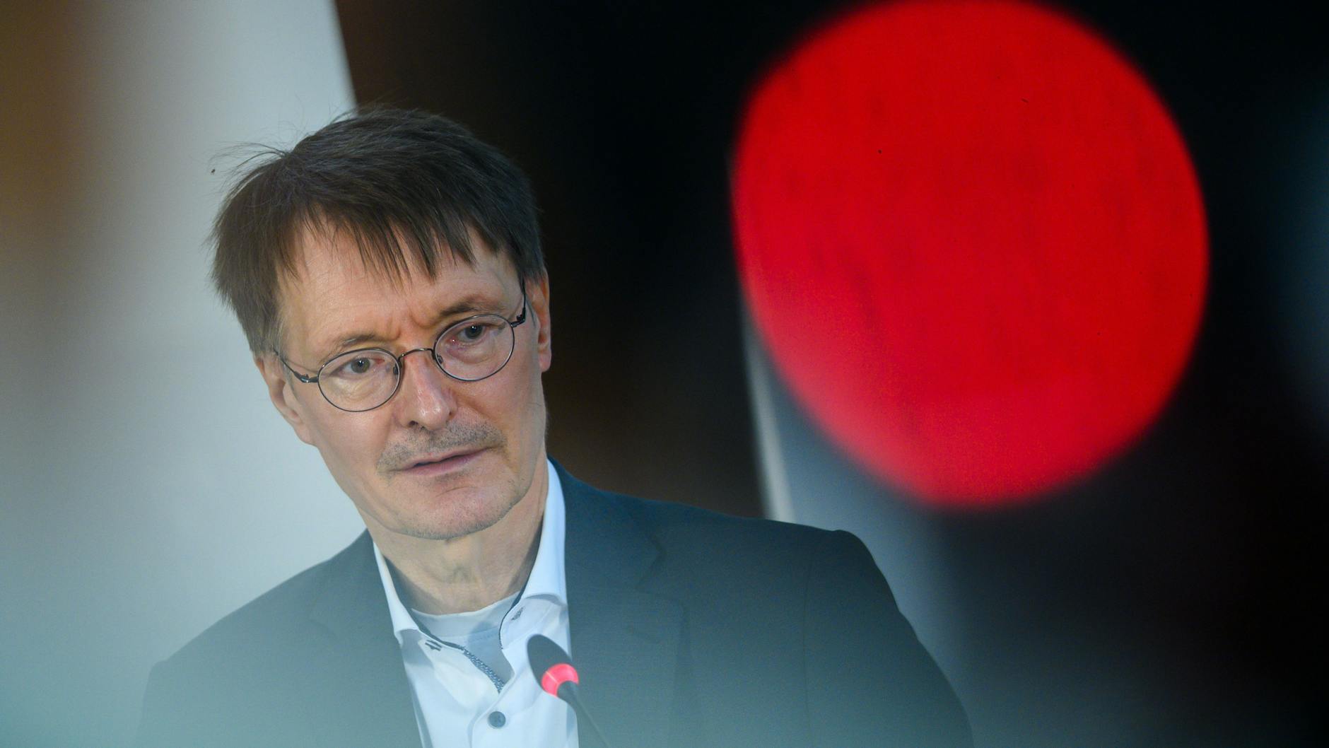 Karl Lauterbach am Mittwoch: Überdreht oder einfach nur erschöpft?