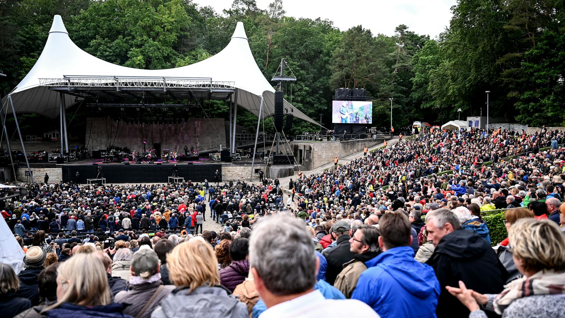 Die Waldbühne in Berlin: 20.000 Fans sollen bei dem Konzert der Rolling Stones am 3. August dabei sein.