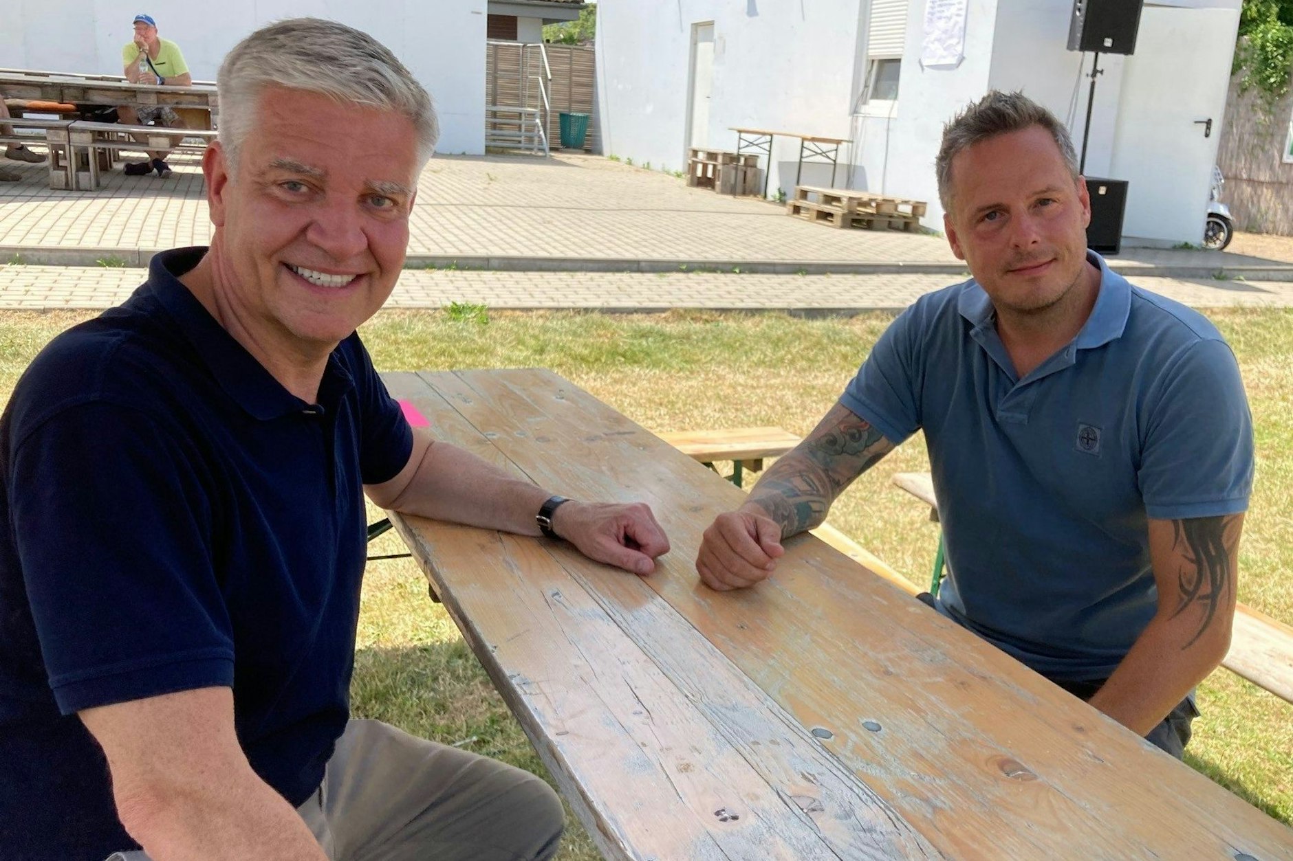 Frank Steffel (l.) und Kay Bernstein kandidieren für das Präsidenten-Amt von Hertha BSC.