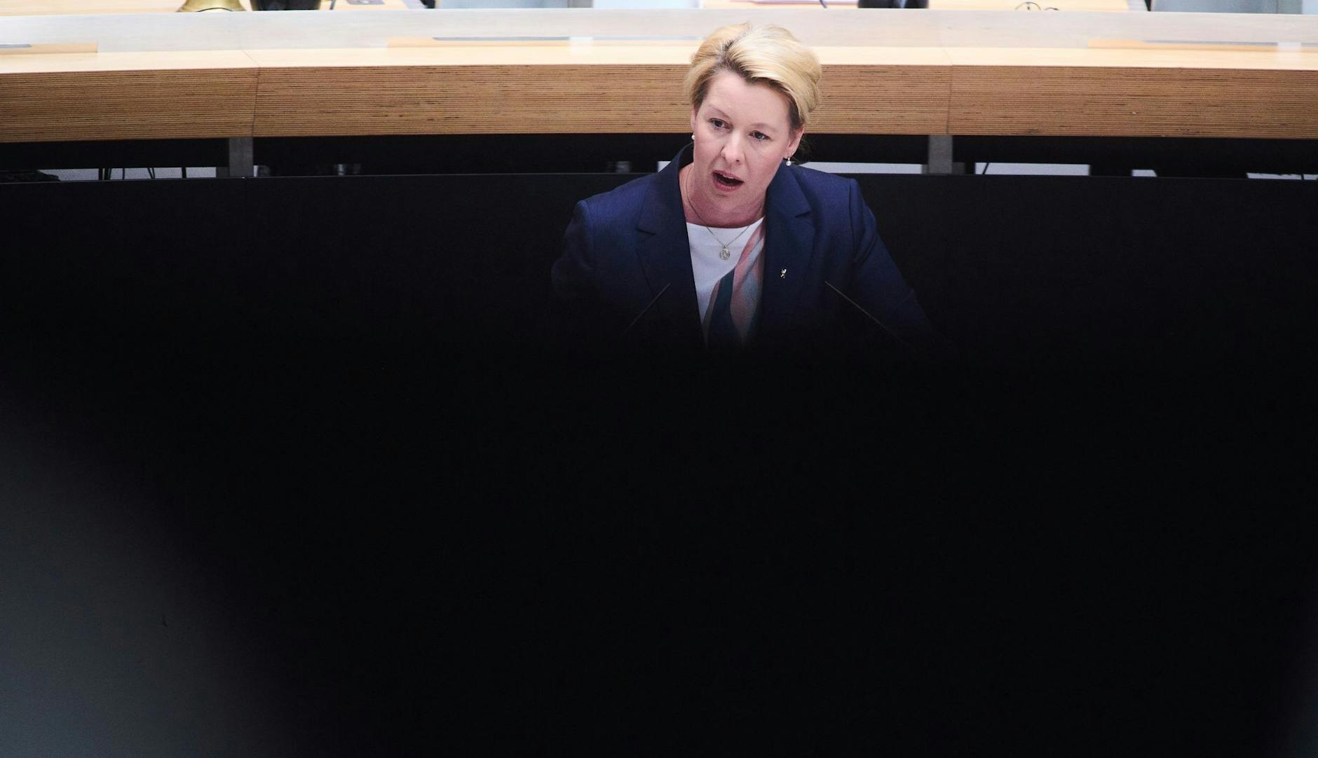 Berlins Regierende Bürgermeisterin Franziska Giffey (SPD).