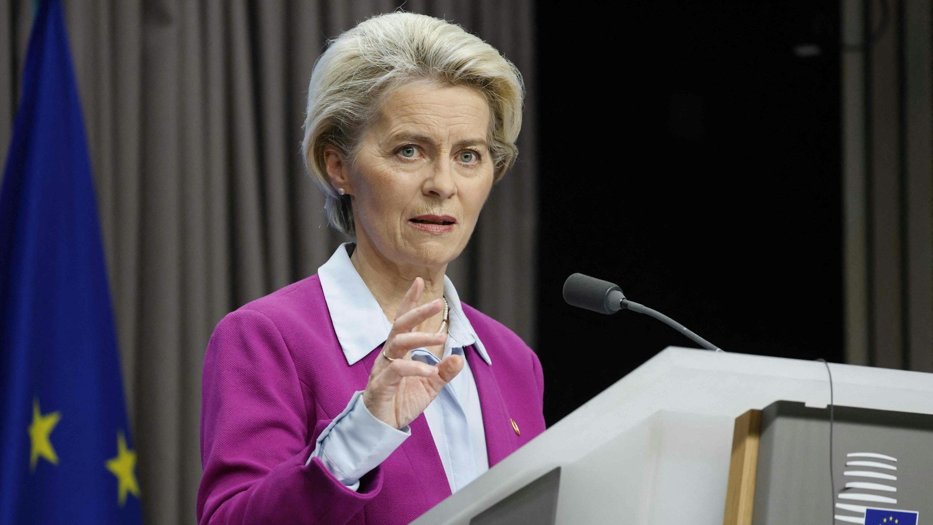 Die Präsidentin der Europäischen Kommission Ursula von der Leyen.