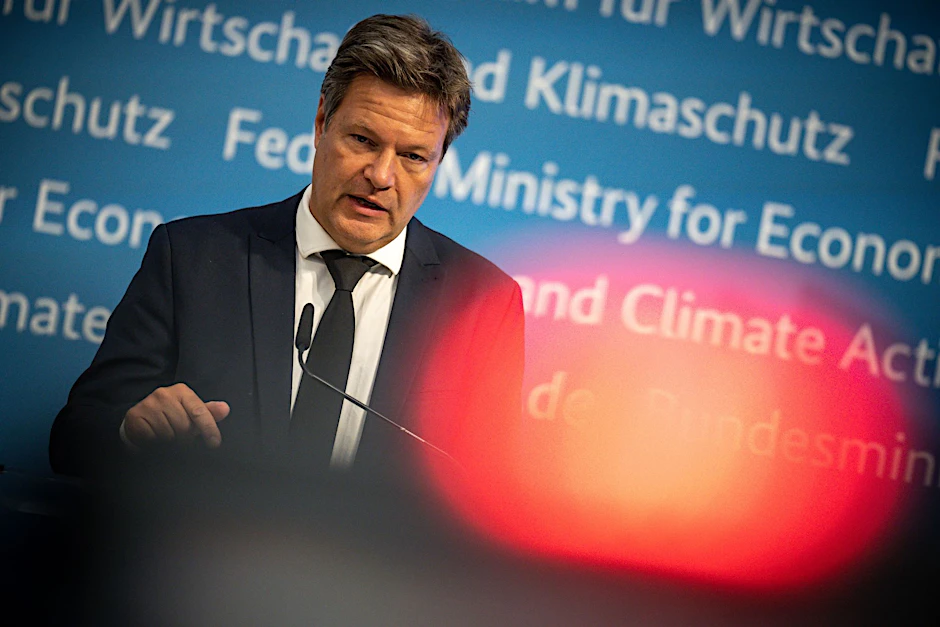 «Es ist ein externer Schock»: Bundeswirtschaftsminister Robert Habeck.  