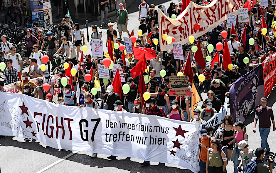 G7-Gipfel: Tausende demonstrieren in München - Festnahmen nach Demo