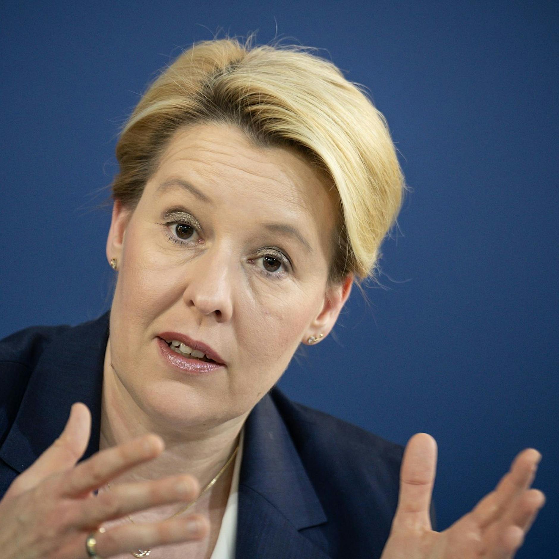 „Hanebüchen“: Franziska Giffey will nicht Bundesinnenministerin werden