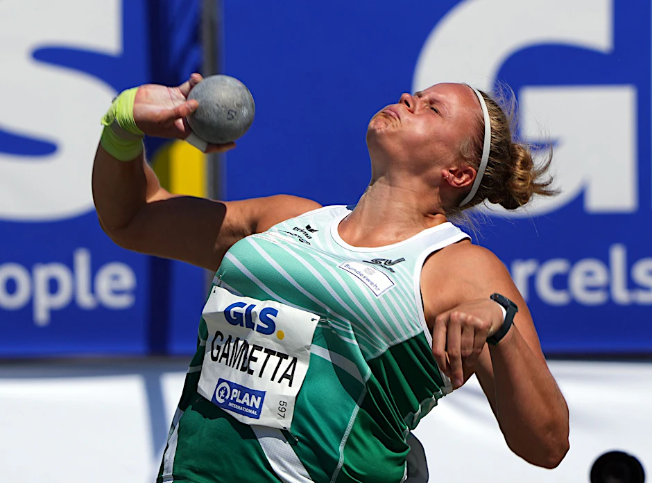 Siegte mit 18,67 Metern und holte zum dritten Mal den nationalen Meistertitel: Sara Gambetta.  