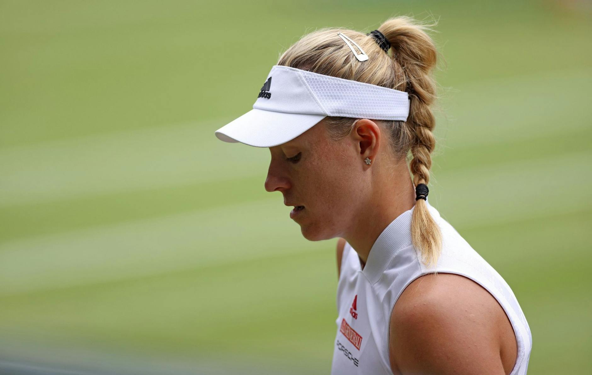 dpatopbilder - ARCHIV - Die 34 Jahre alte Angelique Kerber trifft in der ersten Runde von Wimbledon auf die Französin Kristina Mladenovic.