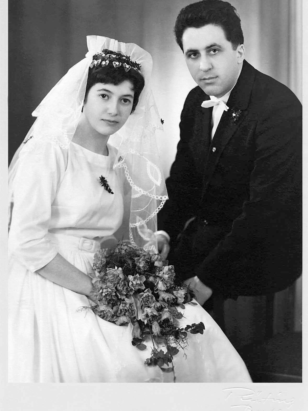 Egon Krenz und seine Frau Erika heirateten am 8. April 1961.