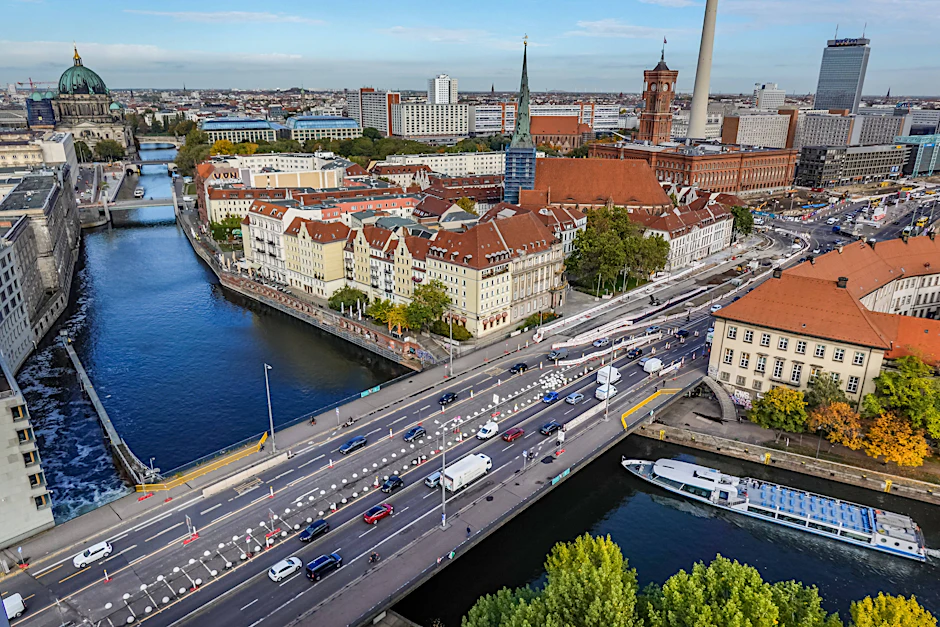 Die Aussicht von oben: Berlin aus der Vogelperspektive.