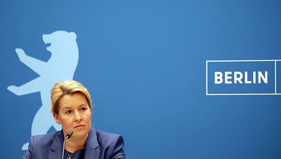 Berlins Regierende Bürgermeisterin Franziska Giffey (SPD)
