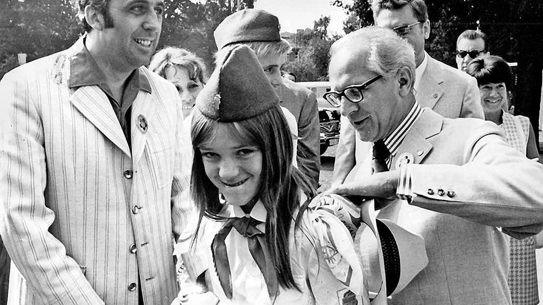 Unterwegs im Sommer 1973 mit Erich Honecker während der X. Weltfestspiele der Jugend und Studenten.