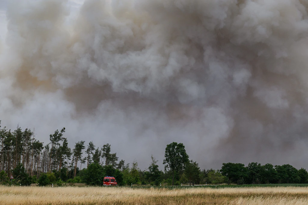 Waldbrand in der Gohrischheide: Glutnester flammen auf