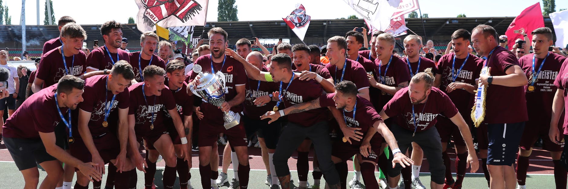 Legen wieder los und haben die Titelverteidigung in der Regionalliga Nordost als Ziel: die Kicker des BFC Dynamo.