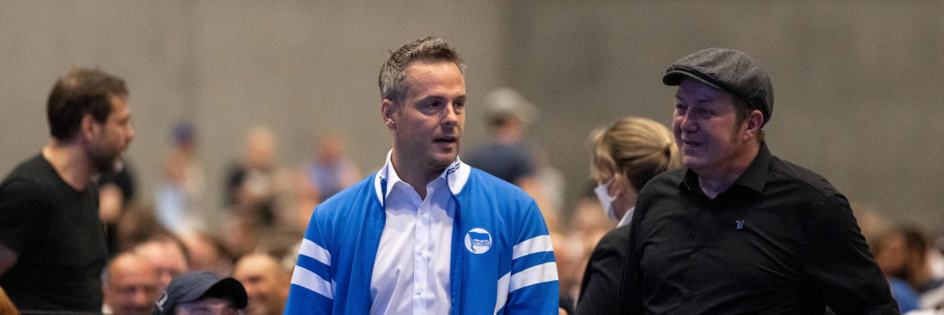 Kay Bernstein tritt gegen Frank Steffel an, will am Sonntag im CityCube von den Mitgliedern von Hertha BSC zum neuen Präsidenten gewählt werden.