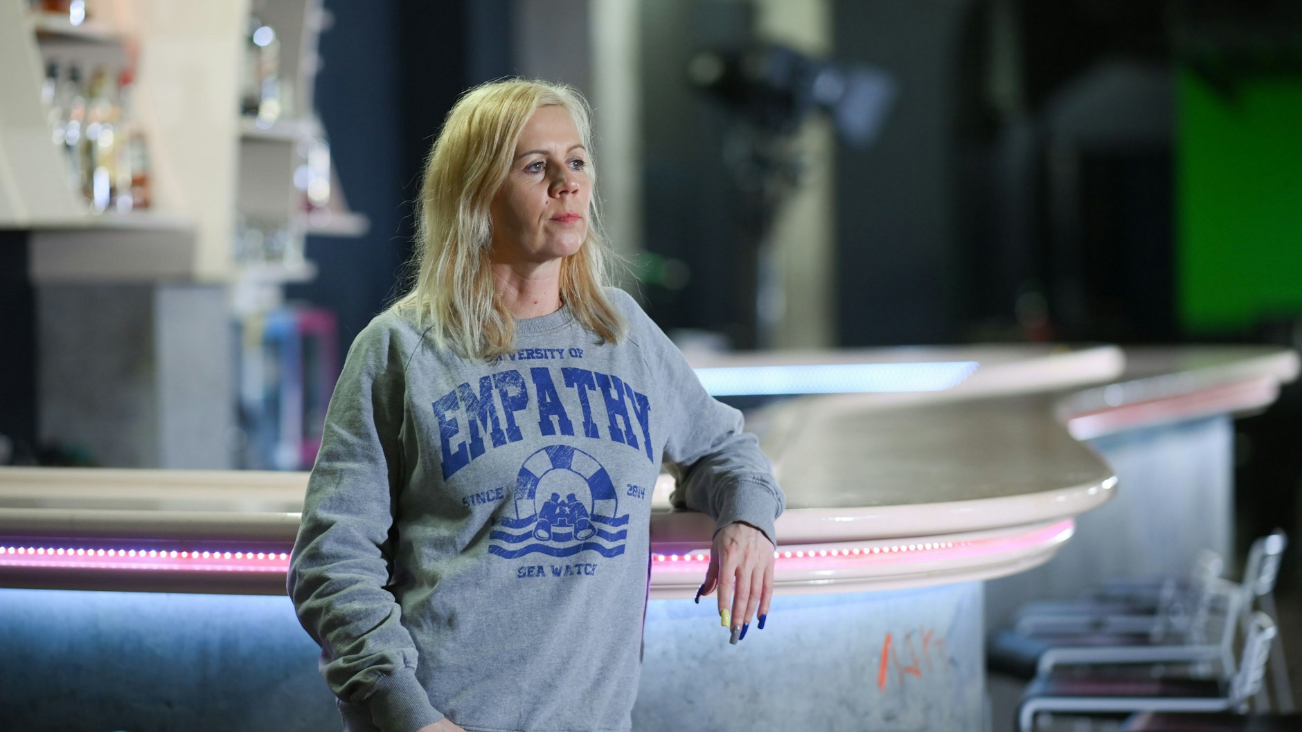 Pamela Schobeß, die Betreiberin vom Club "Gretchen" und Vorsitzende der Clubkommission.