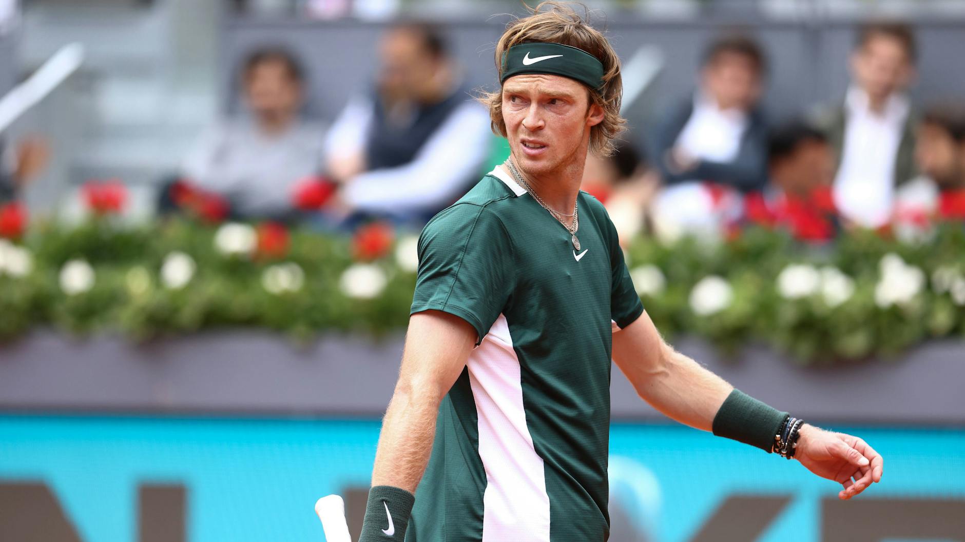 Der russische Spieler Andrey Rublev