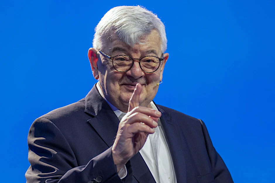 Joschka Fischer, ehemaliger deutscher Außenminister und Vizekanzler, stellte sich den Fragen im Berliner Ensemble.