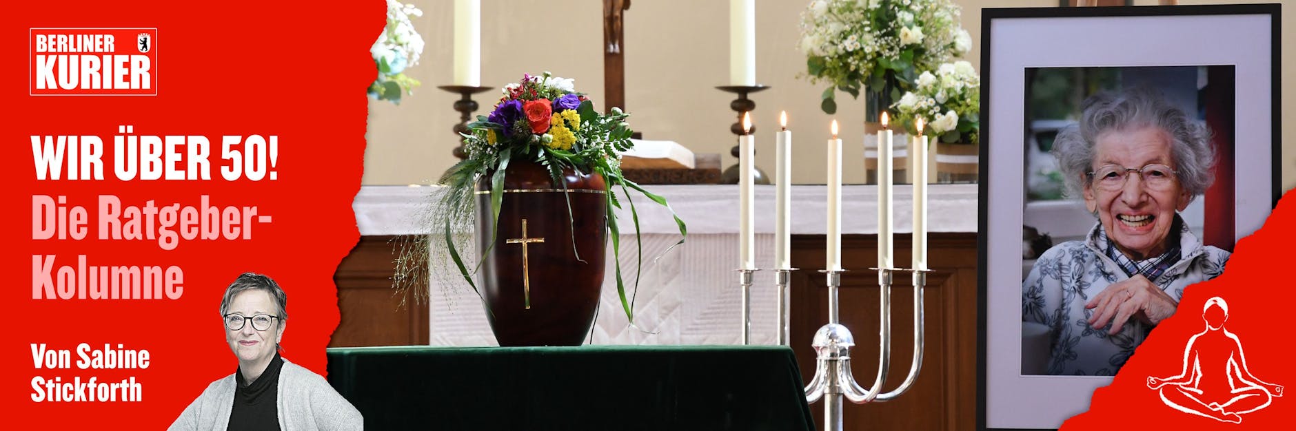 Selbst am Tag ihrer Beerdigung schien in der kleinen Kirche für Oma Nethe die Sonne.