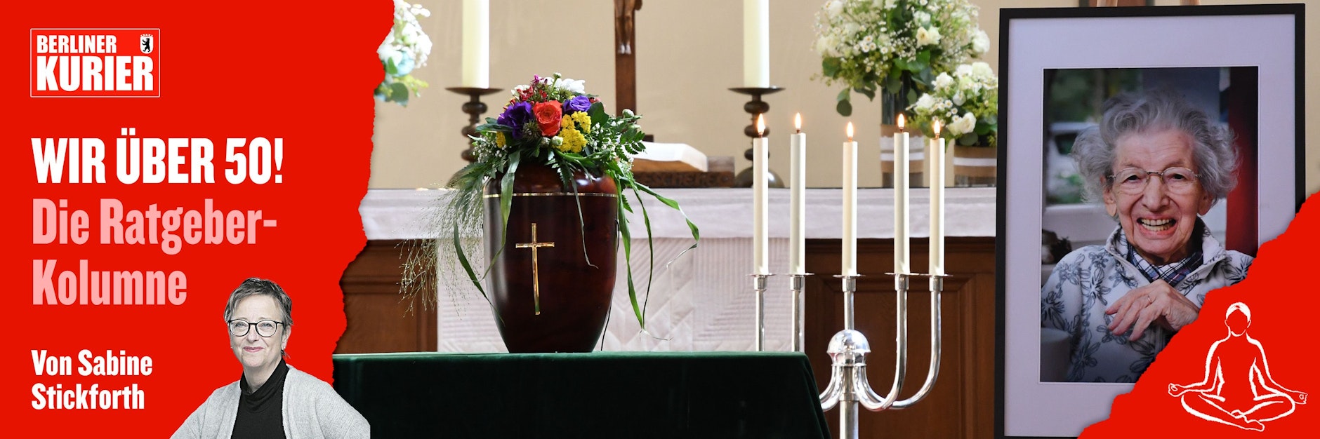 Selbst am Tag ihrer Beerdigung schien in der kleinen Kirche für Oma Nethe die Sonne.