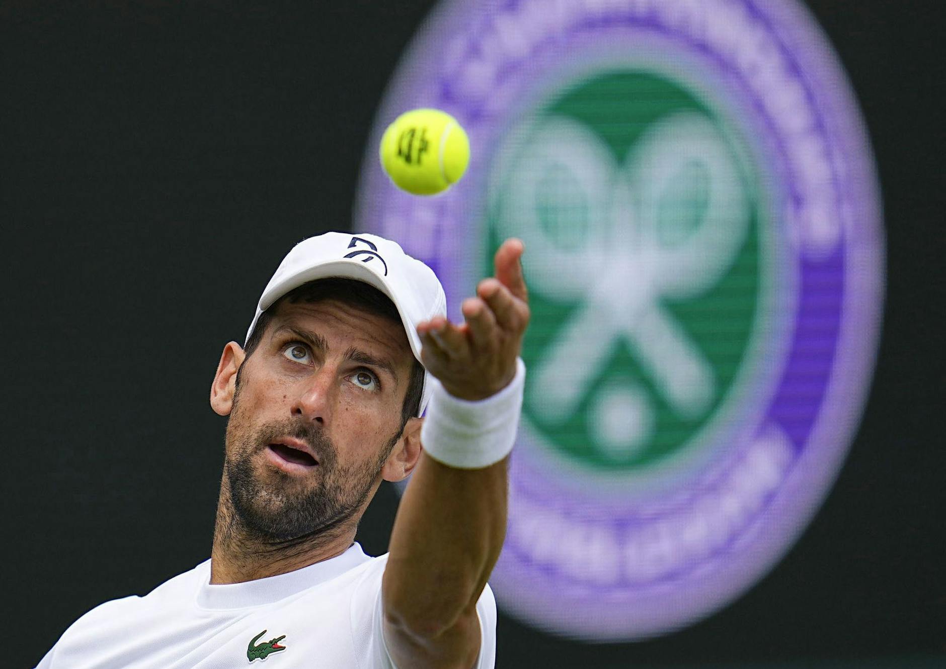 Novak Djokovic hat in Wimbledon die nächste Runde erreicht.