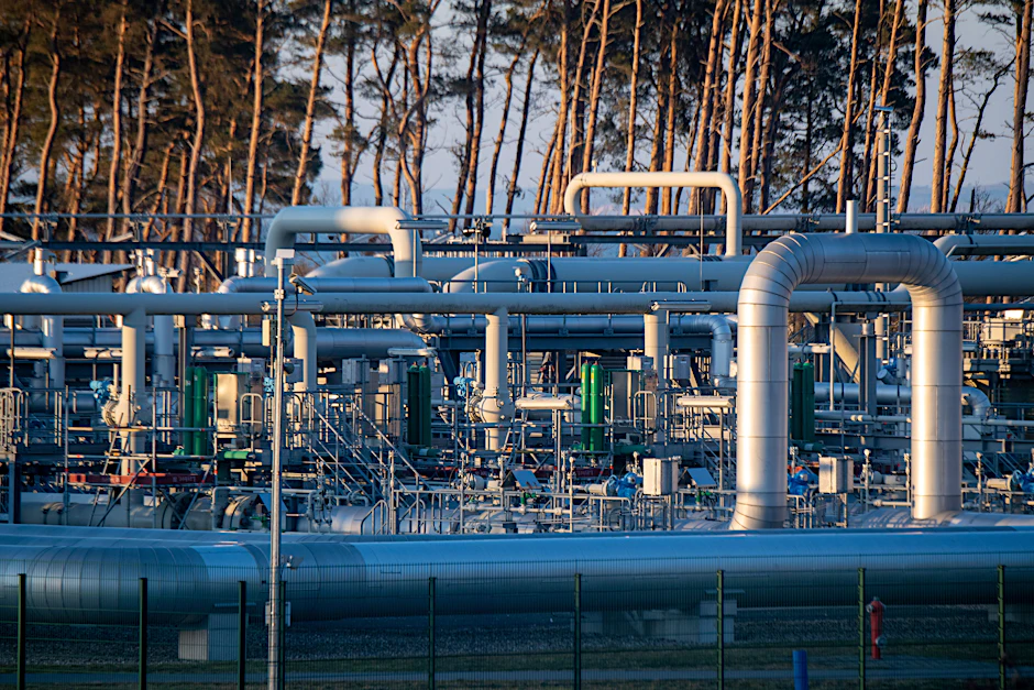 In Lubmin bei Greifswald endet die Ostseepipeline Nord Stream 1, durch die seit 2011 russisches Gas nach Deutschland fließt.