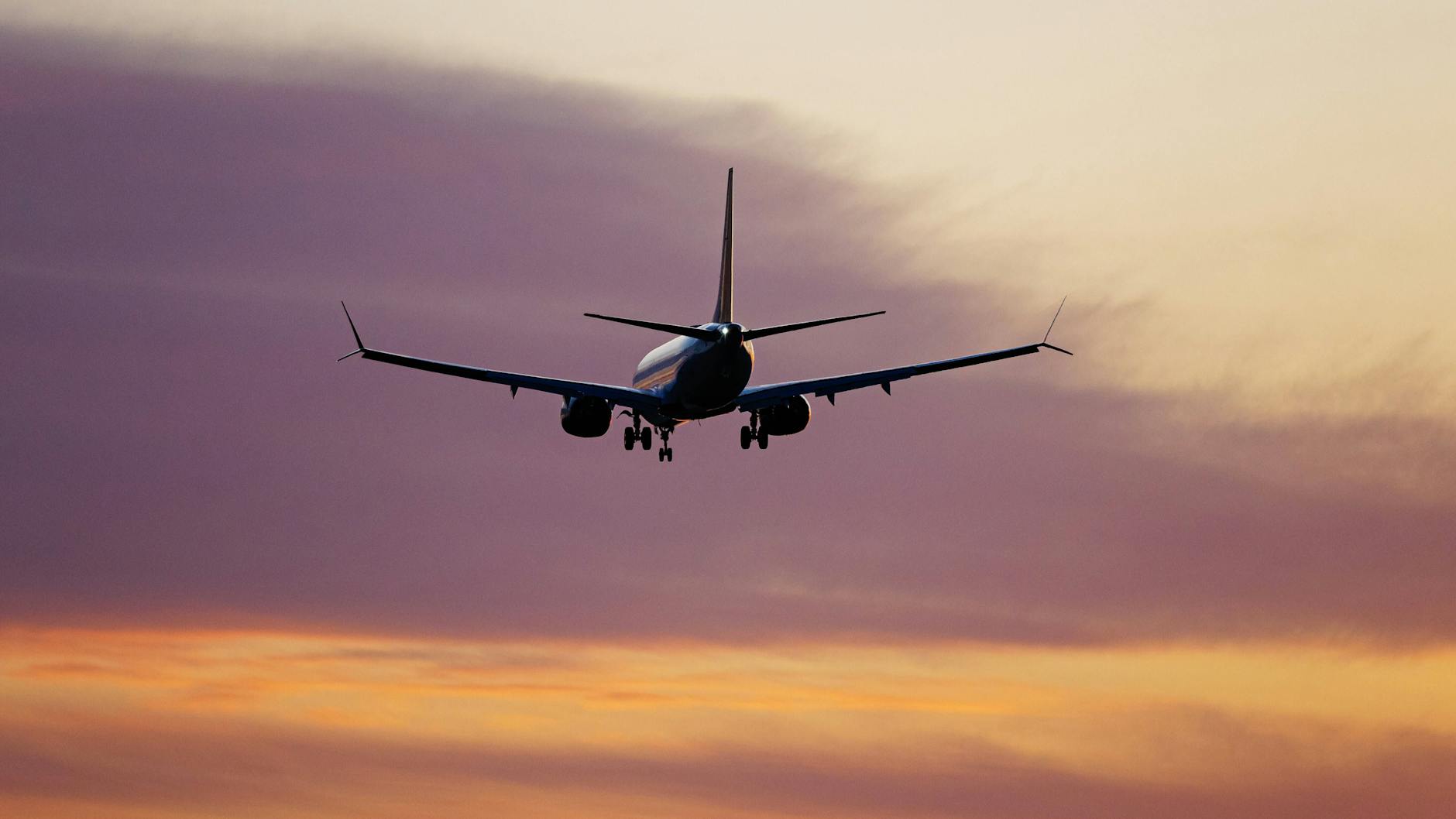 Eine Passagiermaschine (Symbolbild)