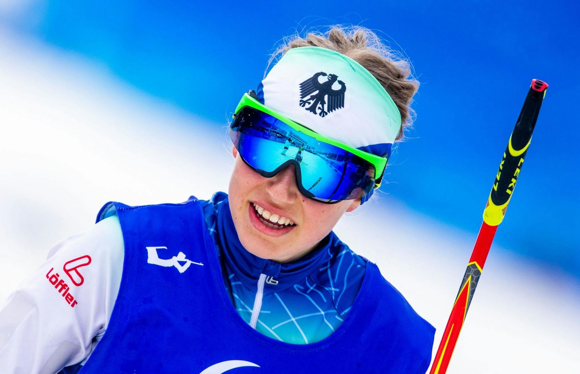 Linn Kazmaier ist die zweitjüngste Athletin der gesamten Spiele in Peking. a