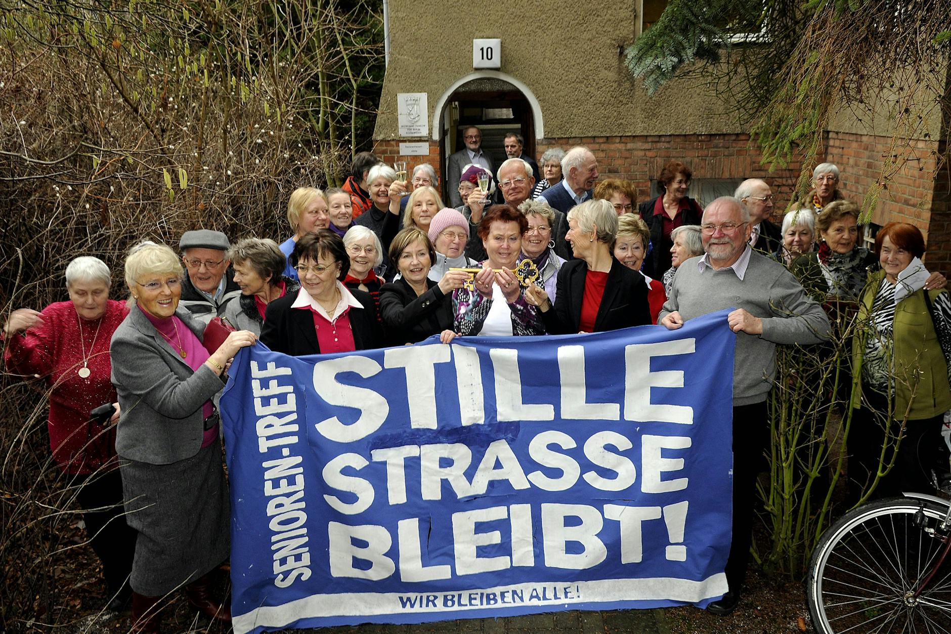 Die Protest-Rentner aus der Stillen Strasse 10 und ihr Kampf vor zehn Jahren für den Erhalt ihrer Begegnungsstätte.